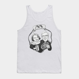 Maltin on Movies Black and white logo 2 Tank Top